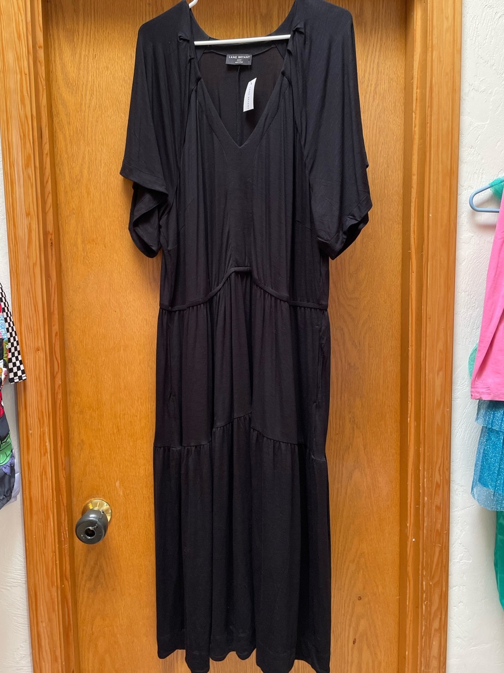 Lane Bryant black maxi dress NWT 22/24
